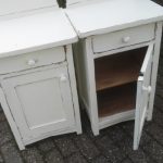 witte nachtkastjes 47.5x37x75