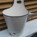 emaille hang emmer blanco