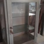 industriele glazen kast 51x31x72
