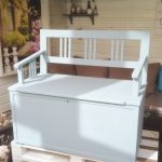 Klepbank blue 102x57x92