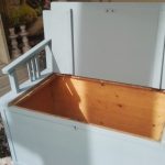 Klepbank blue 102x57x92