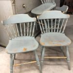 Stoelen blauw