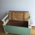 Klepbank groen achtervlak