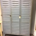 Grijze lockerkast 121 x 60 x 180