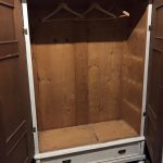 Kledingkast wit 130 x 56 x 190