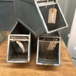 Metalen rechthoekige bak