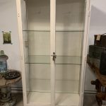 Apothekerskast 94 x 45.5 x 178 3 glazen platen, helemaal glas rondom
