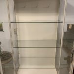 Apothekerskast 94 x 45.5 x 178 3 glazen platen, helemaal glas rondom