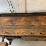 Werkbank 1 lade hout 215 x 94 x 85  60 breed middenstuk